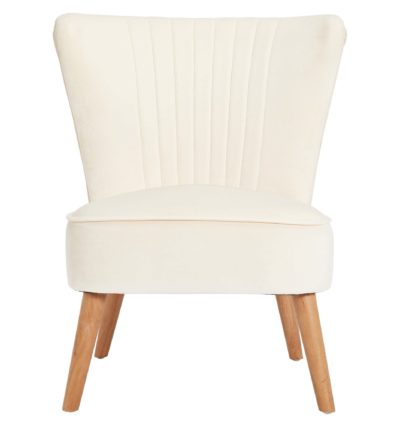 HOME Alana Fabric Shell Back Chair - Mink.